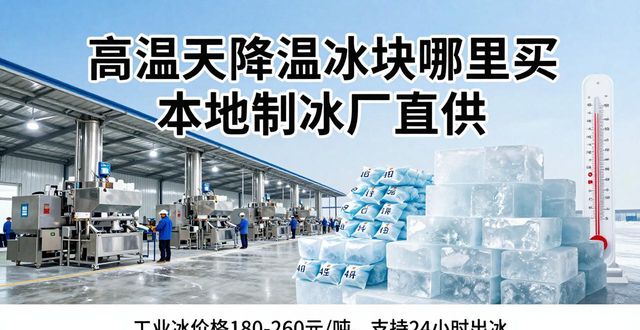 高溫天降溫冰塊哪里買 本地制冰廠直供
